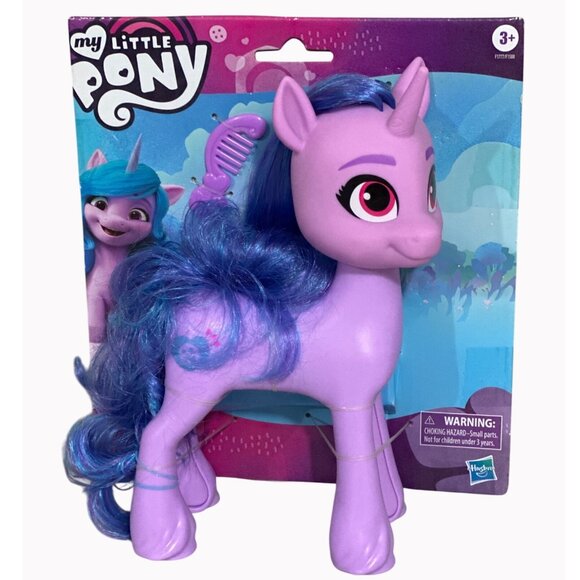 My Little Pony Izzy Unicorn Toy With Blue Brushable Hair For Kids Ages 3+ - Picture 1 of 2